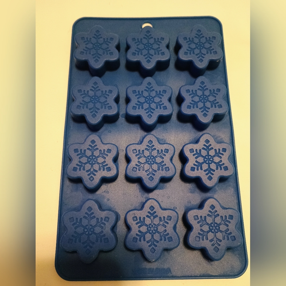Blue Snowflake Silicone Mold
